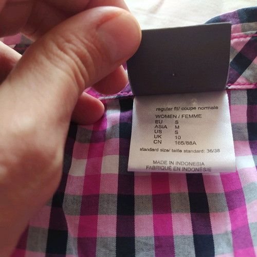 Jack Wolfskin women's shirt size S used, black and pink