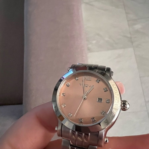 Vogue wristwatch women's like new, silver steel
