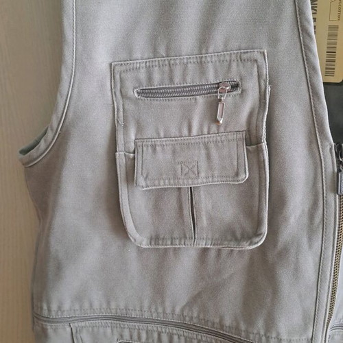 Men's Jin Tao work vest new, gray, size XXL