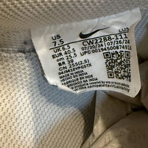 Nike Air Force 1 sneakers used, size 40.5, white