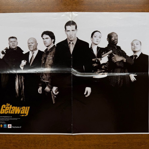 Poster PS2 The Getaway μεταχειρισμένο, αυθεντική αφίσα 2002