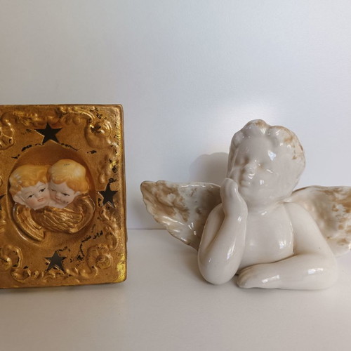 Set of 4 Christmas angels used
