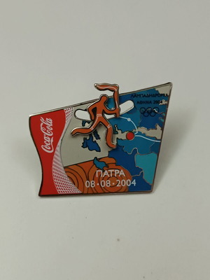 Pin Αθήνα 2004 Ολυμπιακοί Αγώνες Coca Cola καινούργιο