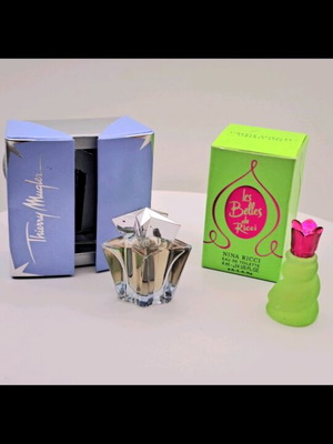 Angel Mugler και Nina Ricci Les Belles vintage μινιατούρες καινούργιες σε limited edition κουτί