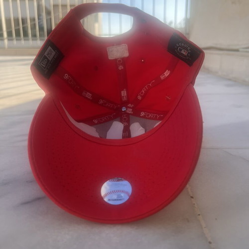 New Era Red Cap with LA Emblem, New