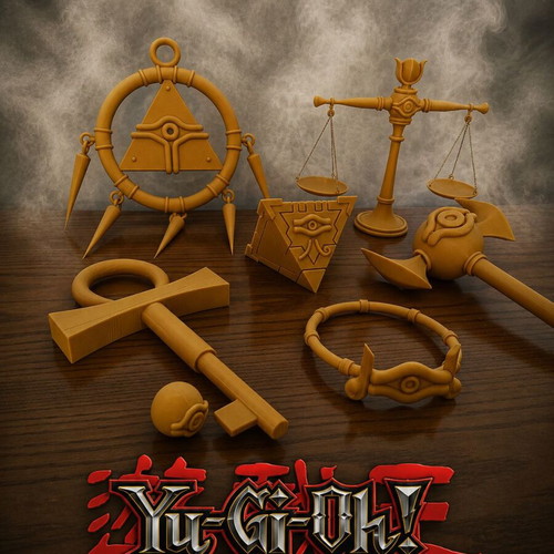 Yu-Gi-Oh! Millennium Items set new, 3D printed fan-made collectibles