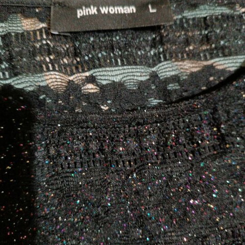 Pink Woman sleeveless bodysuit like new, size large