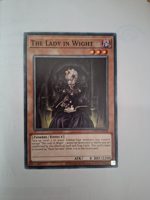 Yu-Gi-Oh! card The Lady in Wight like new