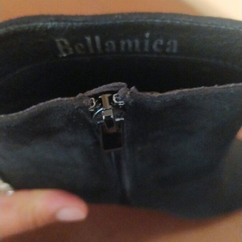 Booties with rhinestones new, size 38, black