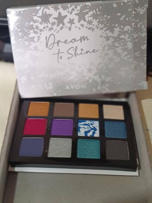 Παλέτα σκιών ματιών Dream to Shine Avon καινούργια με 12 αποχρώσεις
