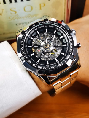 Mechanical automatic men's watch new, waterproof