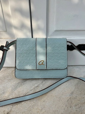 Axel crossbody bag new, turquoise color, 21x16 cm