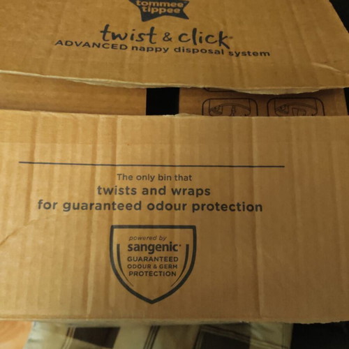 Tommee Tippee Twist & Click Advanced Nappy Disposal System new with 2 refills