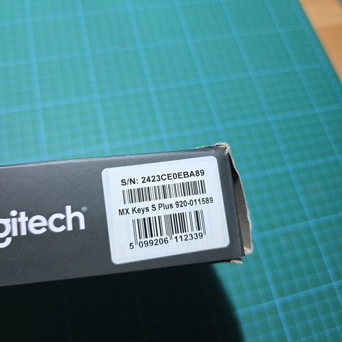 Logitech MX Keys S Plus keyboard used with original cable