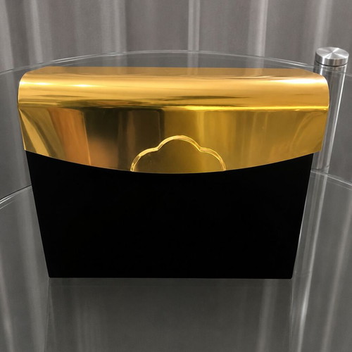 Toilet Paper Holder Scandinavian Luxury with Gold Details