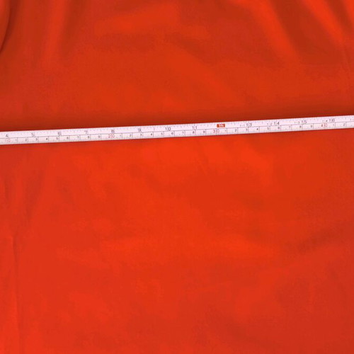 Women's red blouse with ruffles like new, size L