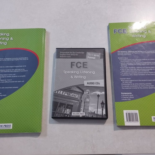 FCE Speaking, Listening & Writing Books and Audio CDs like new