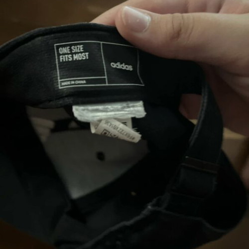 Adidas hat like new, black and white