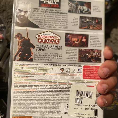 Tom Clancy's Double Pack Splinter Cell and Rainbow Six Vegas Xbox 360