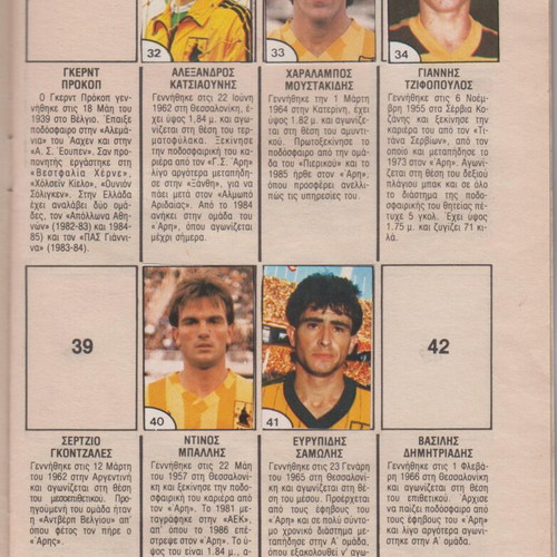 Blek football album 87-88 used with 145 stickers