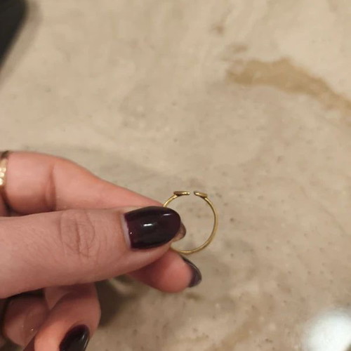 Ethnasia ring new, gold color