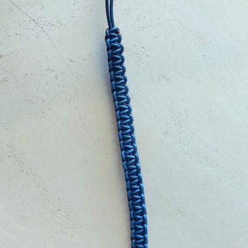 Handmade turquoise leather bracelet