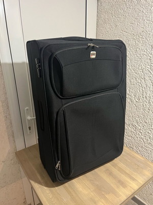 Delsey suitcase new, black, 77x47x28 cm