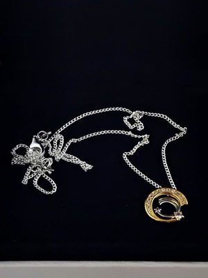 Pandora Shooting Star двуцветно колие ново, 45 см