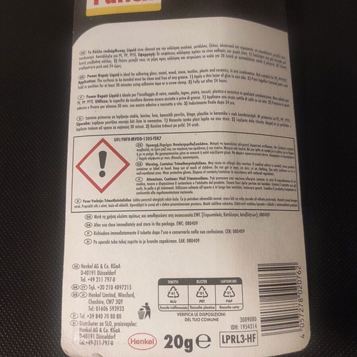 Pattex Repair Glue Liquid new 20 grams