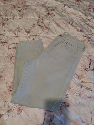High-waisted pants like new, pistachio, size S
