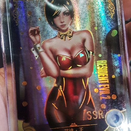 Ada Wong Resident Evil 2 Waifu Holo Card new