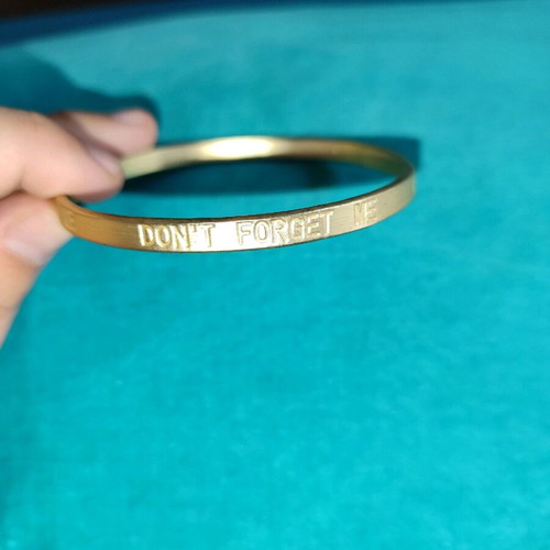 B2 bracelets like new, one with engraved stars