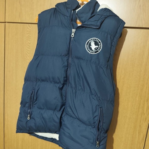 Sleeveless jacket, blue, size M