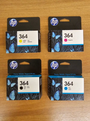 Σετ μελάνια HP 364 CMYK, σφραγισμένα εργοστασιακά
