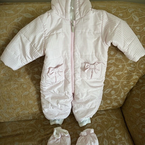 Lapin House Baby Snowsuit New with Hood and Removable Booties