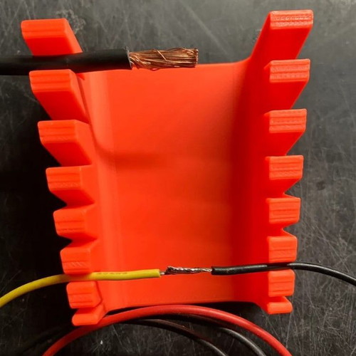 Cable soldering base new, 3D printed