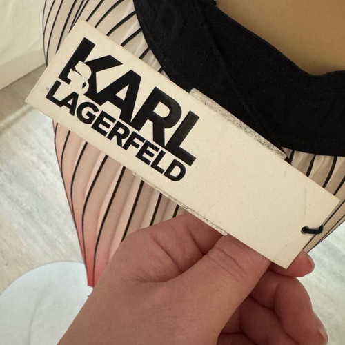 #OFFER# until 05/08 Karl Lagerfeld pleated colored rainbow skirt with elastic at the waist