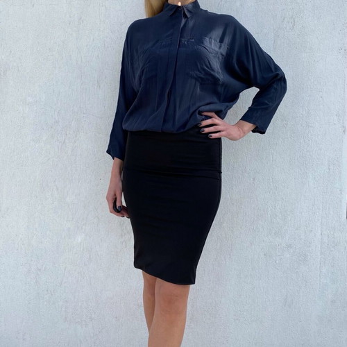 Diesel dress like new, size XS, black and blue