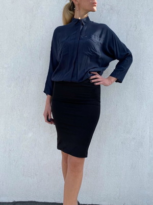 Diesel dress like new, size XS, black and blue