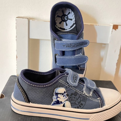 Canvas shoes size 30 new, blue casual
