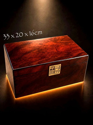Luxury wooden box new for storage and decoration