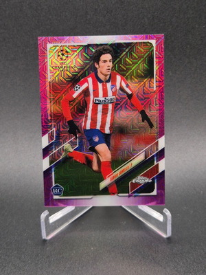 2020-21 Topps UCL Japan Edition Sergio Camello Chrome Pink Mojo Refractor /125 Rookie RC used