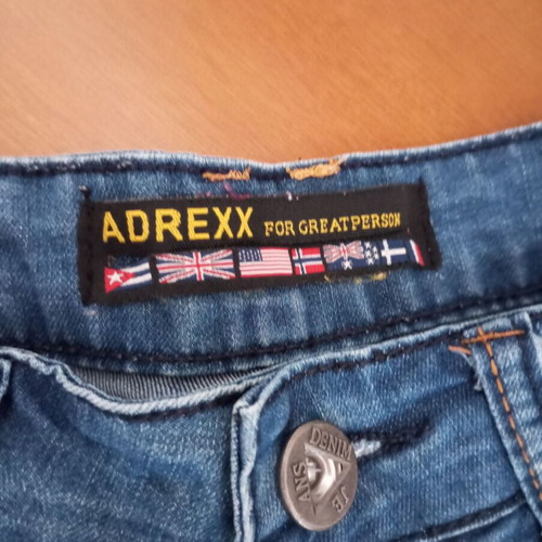 Adrexx Capri jeans, blue, size XXL