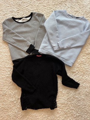 Women's blouses used, pack of 3, various colors and designs