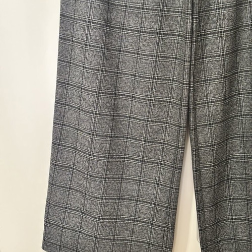 Toi&Moi checked gray wide leg pants new