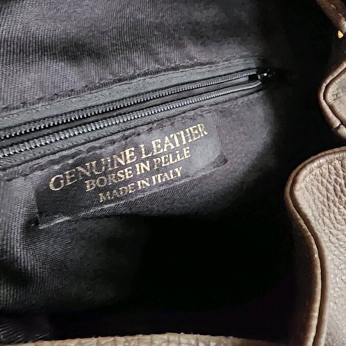 Borse in Pelle backpack like new, brown leather 38×41