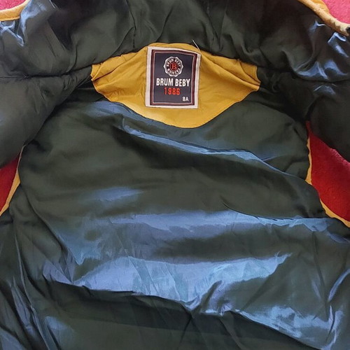 Sleeveless jacket for boys new, yellow and gold