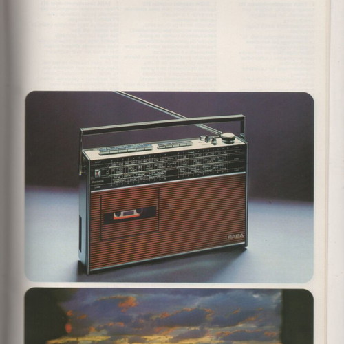 SABA 1974 Model Catalog used, televisions, cassette players, radios