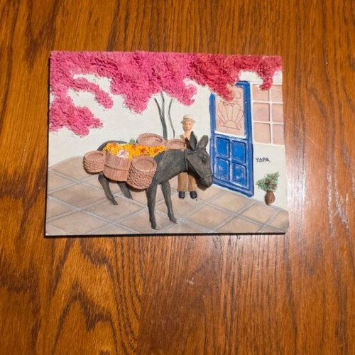 Decorative ceramic frame Hydra like new