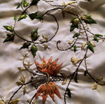 Handmade table runner like new, one piece